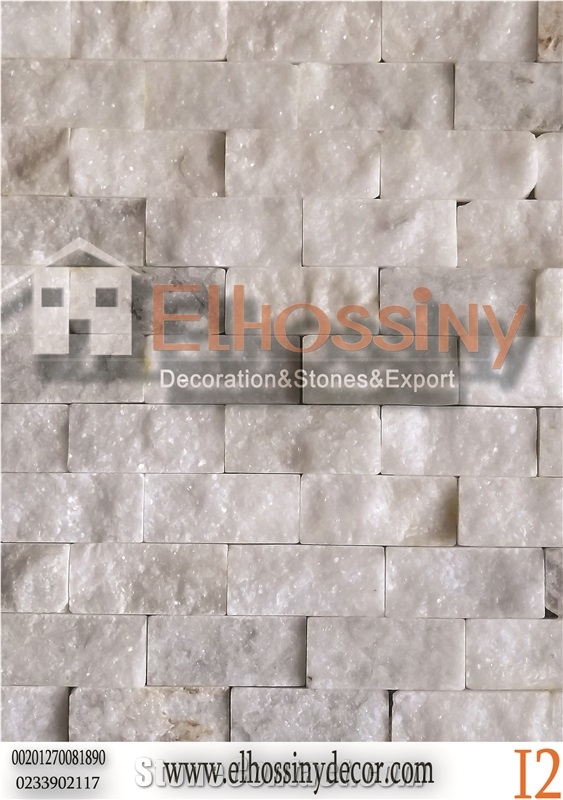 White Marble Ledge Wall Panel