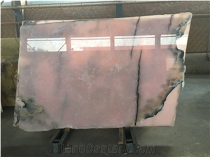 Pink Onyx Onyx Tiles & Slab, Iran Pink Onyx
