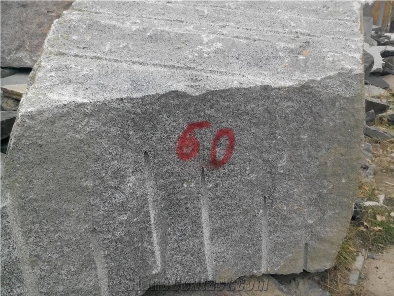 Pokostivske Granite, Grey Ukraine Blocks