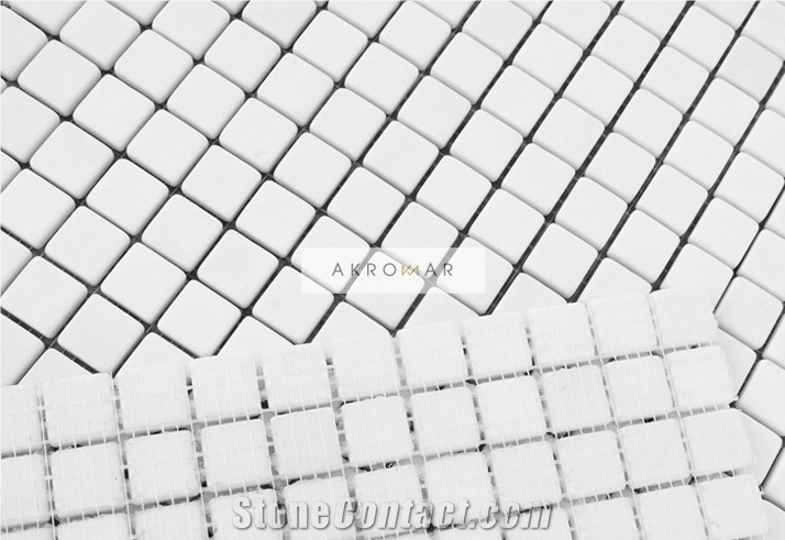 Mosaic Tumbled Thassos 2,3x2,3