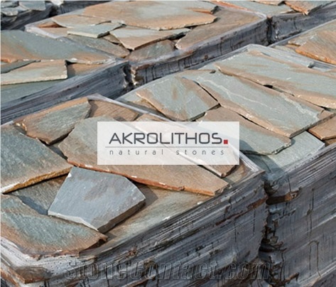 Polygonal Slate Karystos Flagstone