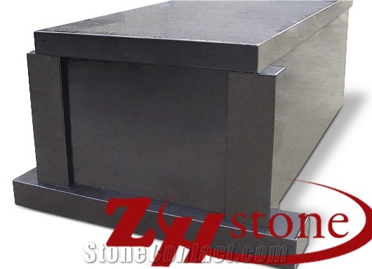 American Style Good Quality Polished Flat Design Absolute Black/ Jet Black/ Imperial Black Granite Mausoleums/ Mausoleum Design/ Cremation Columbarium/ Cemetery Mausoleum/ Mausoleum Crypts