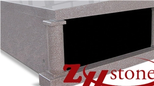 Cheap Price American Style Columns Roof Top G635/ Anxi Red/ Shanxi Black/ Absolute Black Granite Mausoleums/ Cemetery Mausoleum/ Mausoleum Design/ Mausoleum Crypts/ Cemetery Columbarium