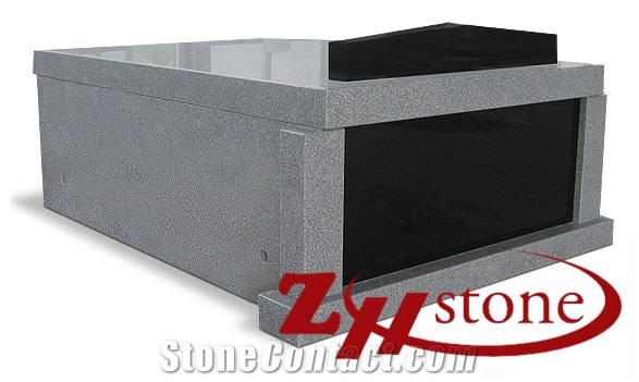 Cheap Price American Style Columns Roof Top G635/ Anxi Red/ Shanxi Black/ Absolute Black Granite Mausoleums/ Cemetery Mausoleum/ Mausoleum Design/ Mausoleum Crypts/ Cemetery Columbarium