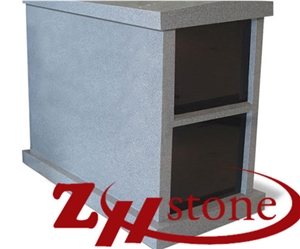 Cheap Price American Style Flat Top G603/ Sesame White/ Shanxi Black/ Jet Black/ Absolute Black Granite Cremation Columbarium/ Cemetery Crypts/ Cemetery Columbarium/ Cemetery Mausoleum/ Columbarium