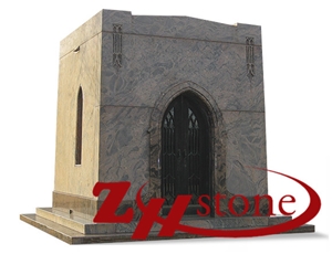 Cheap Price Flat Style Polished Shanxi Black Granite Mausoleums/ Mausoleum Design/ Columbarium/ Cemetery Mausoleum/ Mausoleum Crypts