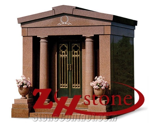 Cheap Price Polished Flat Top Double Crypts G603/ Georgia Grey/ G633 Granite Mausoleum Design/ Cremation Columbarium/ Columbarium/ Cemetery Mausoleum/ Mausoleum Crypts