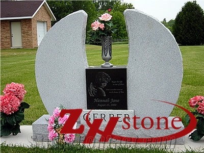 Cheap Price Tear Drop with Tree Engraving Tianshan Red Granite Upright Monuments/ Headstones/ Western Style Tombstones/ Engraved Tombstones/ Engraved Headstones