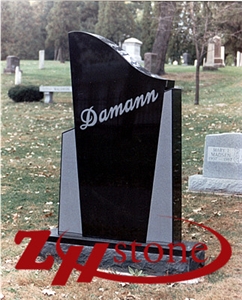 Good Quality Custom Cross Design Sesame Grey/ Georgia Grey/ G603 Granite Upright Monuments/ Western Style Tombstones/ Single Monuments/ Cross Tombstones/ Custom Monuments