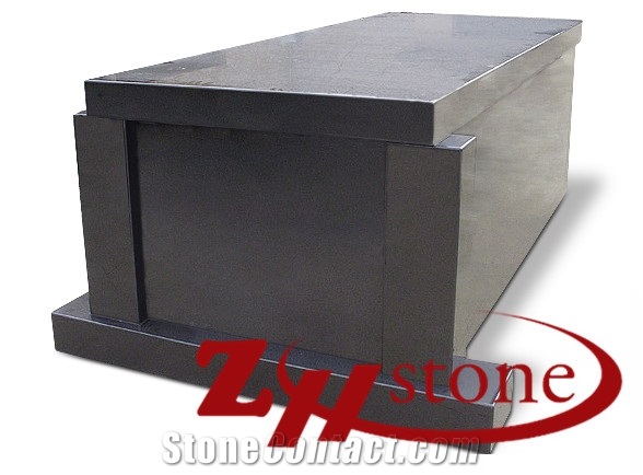 Good Quality Full Polished 48crypts Hexagon Shaped G603/ Sesame White/ Shanxi Black/ Jet Black Granite Cremation Columbarium/ Columbarium/ Cemetery Crypts/ Cemetery Columbarium/ Cemetery Mausoleum