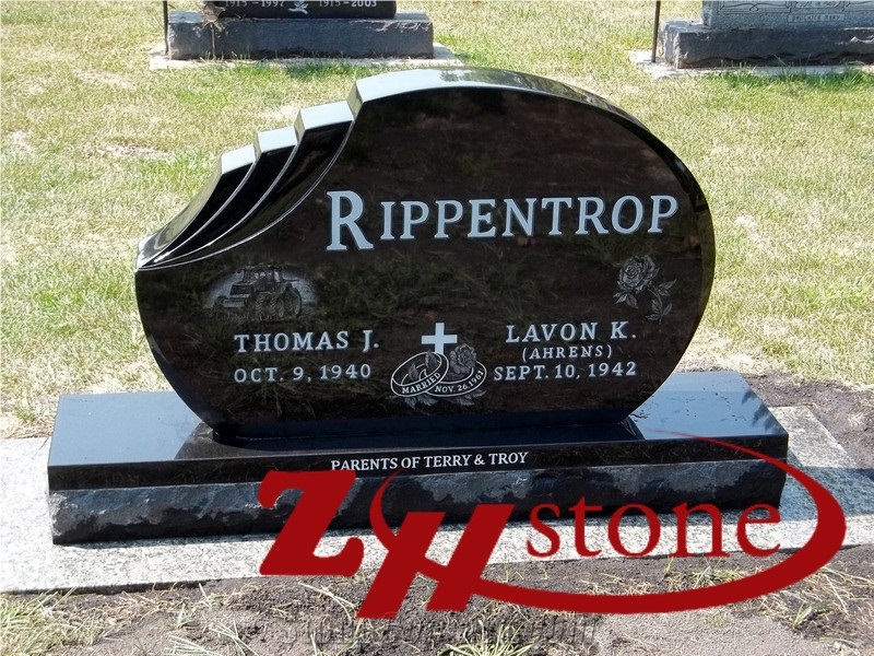 Good Quality Hand Craft Angel with Heart Single Sesame Grey/ G623 Granite Tombstone Design/ Western Style Monuments/ Upright Monuments/ Angel Monuments/ Heart Tombstones