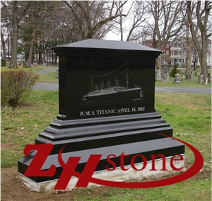 Good Quality Obelisk Style Tianshan Red Granite/ Georgia Grey/ G603 Granite Tombstone Design/ Western Style Monuments/ Upright Monuments/ Headstones/ Monument Design