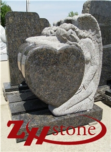 Good Quality Obelisk Style Tianshan Red Granite/ Georgia Grey/ G603 Granite Tombstone Design/ Western Style Monuments/ Upright Monuments/ Headstones/ Monument Design