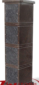 Own Factory Good Quality 4 Crypts Multicolor Red/ Bahama Blue Granite Cremation Columbarium/ Columbarium/ Cemetery Crypts/ Cemetery Columbarium/ Cemetery Mausoleum