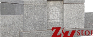 Own Factory Good Quality Custom Design Grorgia Grey/ G603/ Sesame White Granite Mausoleums/ Mausoleum Design/ Cremation Columbarium/ Columbarium/ Cemetery Crypts