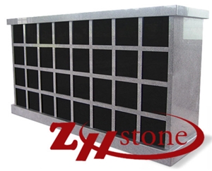 Own Factory Good Quality Lion Sculptures Sesame White/ G603 Granite Mausoleum Cryprs/ Cemetery Mausoleum/ Cemetery Columbarium/ Mausoleums/ Mausoleum Design