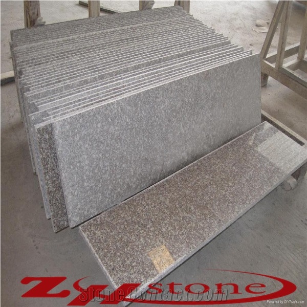 Peach Red,Peach Blossom Red Gutian,Gutian Peach Flower Red Granite G687 Polished Steps, Step Tiles, Deck Stair Threshold