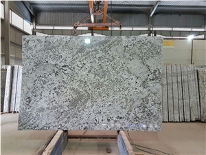 India Alaska White Granite Polished Slabs