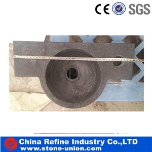 Bathroom Wash Basin Rectangular Limestone Sink Factory Price