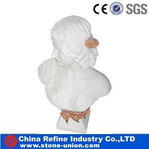 Cheap White Marble Statue , Premium Marble Sculpture , Chinese Marble Statue