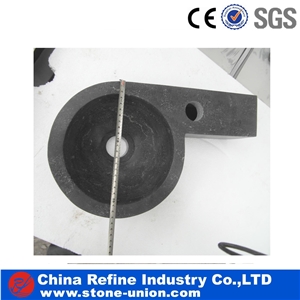 China Blue Limestone Wash Basin Customized Bathroom Sink,Natural Blue Stone Hand Wash Basin Outdoor Stone Sink for Sale