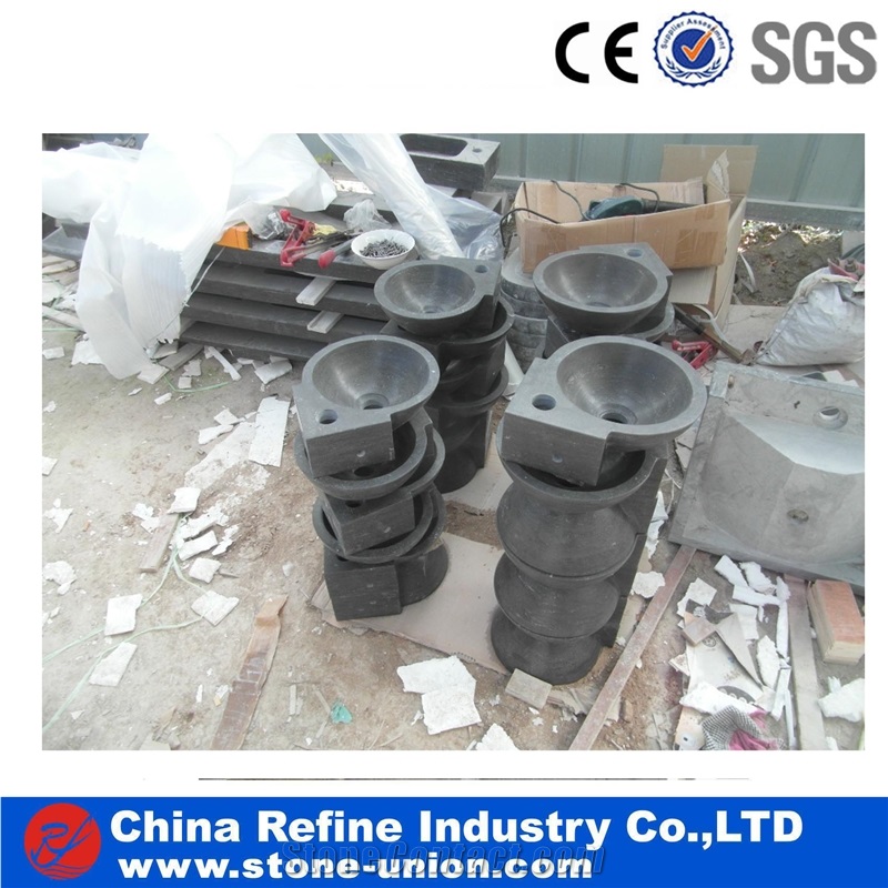 Customized Blue Limestone Stone Wash Basin in Bathroom ,Wash Sink in Kitchen,Natural Stone Wash Basin,Cheap Wash Basins