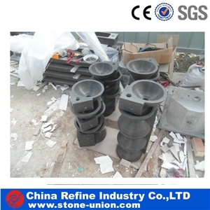 Customized Blue Limestone Stone Wash Basin in Bathroom ,Wash Sink in Kitchen,Natural Stone Wash Basin,Cheap Wash Basins