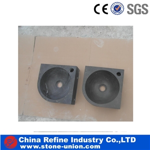 Customized Design Custom Made Limestone Stone Bathroom Wash Basin Countertop Sinks,Natural Stone Vessel Sinks,Wash Basins,Round Sinks
