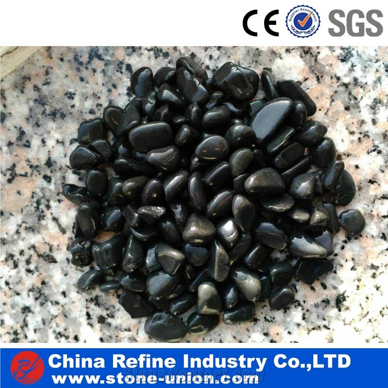 Dark Dandong Green Mechanism Pebble in Bulk , Dark Green Pebbles for Sale , Green Paving Stone Walkway