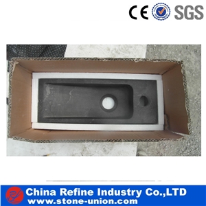 Low Price Blue Limestone Sinks & Basins Factory Wholesale,Blue Stone Basin Blue Limestone Honed Finish Vessel Sink for Bathroom