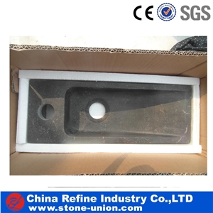 Low Price Blue Limestone Sinks & Basins Factory Wholesale,Blue Stone Basin Blue Limestone Honed Finish Vessel Sink for Bathroom