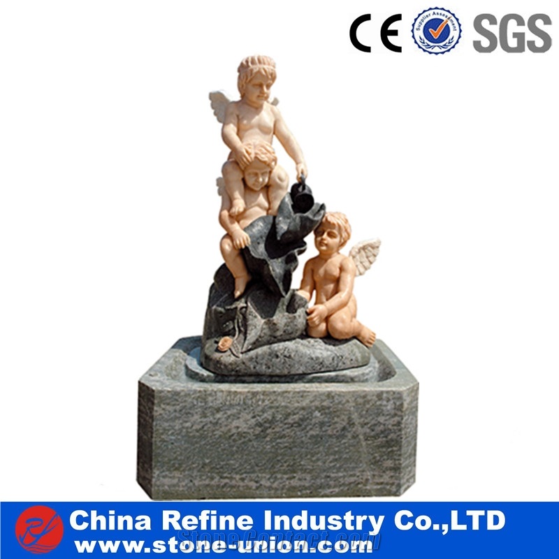 Mixed Color Marble Children Statue,Factory Direct Sale White Marble Sculpture Sets,Modern Garden Big Landscaping Human Statue,Sculpture,Statue,Handcraft,Hand Carved,Carving Stone