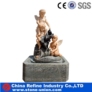 Mixed Color Marble Children Statue,Factory Direct Sale White Marble Sculpture Sets,Modern Garden Big Landscaping Human Statue,Sculpture,Statue,Handcraft,Hand Carved,Carving Stone