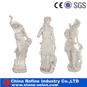 Religious Marble Statue , Horse Church Decorated Statue , Outdoor Sculpture Carving Stone