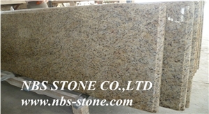 Giallo Ornamental Granite，Polished Countertop,Kitchen Tops Project,Building Material