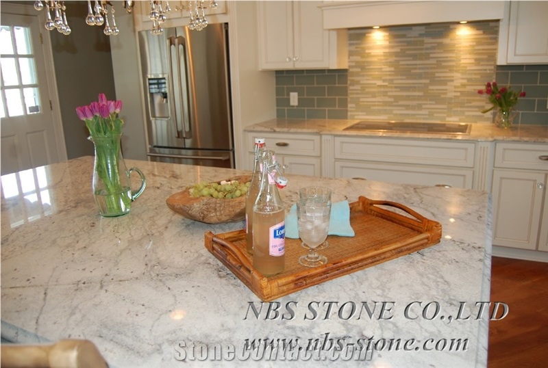Glacier White Granite Countertop,Kitchen Tops Project,Building Material