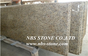 Granite Glallo Oranmental,Polished,Flamed,Bushhammered,Cut to Size for Countertop,Kitchen Tops