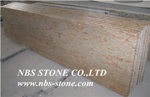 Kashmir Gold Granite,Polished,Flamed,Bushhammered,Cut to Size for Countertop,Kitchen Tops