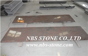 Multicolor Red Granite,Polished Cut to Size for Countertop,Kitchen Tops,Project,Building Material Multicolor Red Granite,Polished Cut to Size for Countertop,Kitchen Tops,Project,Building Material