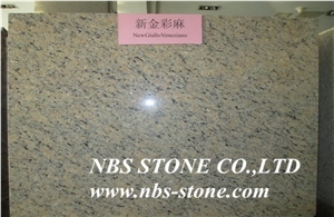 New Giallo Veneziano Granite,Polished Tiles& Slabs,Cut to Size for Countertop,Kitchen Tops,Wall Covering,Flooring,Vanity Top,Project,Building Material