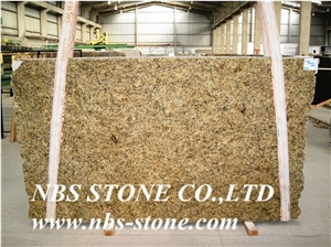 New Venetian Gold Granite,Polished Tiles& Slabs,Flamed,Bushhammered,Cut to Size for Countertop,Kitchen Tops,Wall Covering,Flooring Project,Building Material