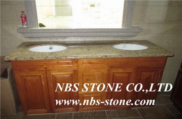 Old Giallo Veneziano Granite,Polished Cut to Size for Countertop,Bathtops,Project,Building Material