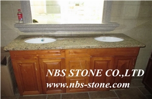 Old Giallo Veneziano Granite,Polished Cut to Size for Countertop,Bathtops,Project,Building Material