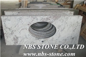 Old White Galaxy Granite Vanity,Bathroom Tops,Countertops,Polished Stone Vanity Tops,Low Price