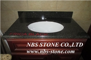 South Africa Black Granite Polished Countertops,Vanity Tops,Low Price