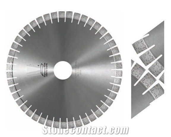 "Short" Edge Cutting Blade and Segment for Granite - Silver Brazed (High Frequency Welding)