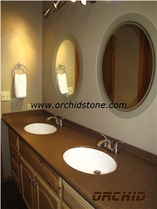 Brown Engineered Quartz Stone Vanity Tops,Brown Artifical Engineered Quartz Stone Bathroom Tops,Brown Solid Surface Engineered Quartz Stone Vanity Tops Brown Engineered Quartz Stone Vanity Tops,Brown Artifical Engineered Quartz Stone Bathroom Tops,Brown Solid Surface Engineered Quartz Stone Vanity Tops