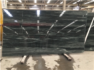 Green Granite, Green Galaxy Granite Slab Flooring Tile