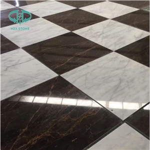 Portoro Gold Column,Brown Marble,St.Laurent Marble Tiles & Slabs