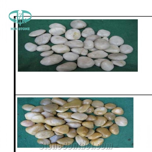 White Beach Pebble Stone,Tumbled River Stone,Garden Stone Big Size,Cheap Cobblestone Pattern